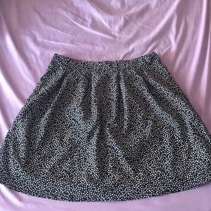 Heart print skirt